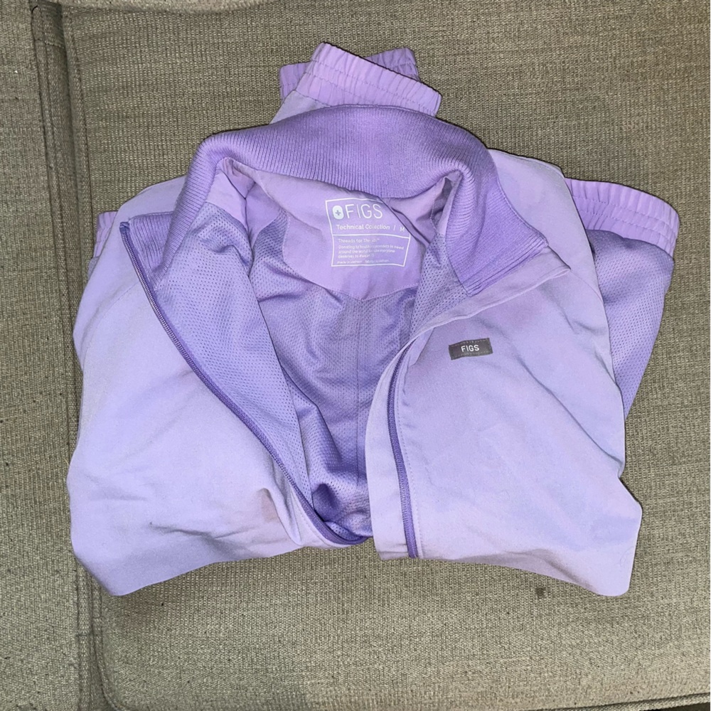 Lavender figs scrub jacket Sydney